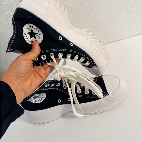 Converse Chuck Taylor All Star Lugged 2.0 Black Sneakers Women Size 8.5 Men 6.5 - Picture 7 of 9